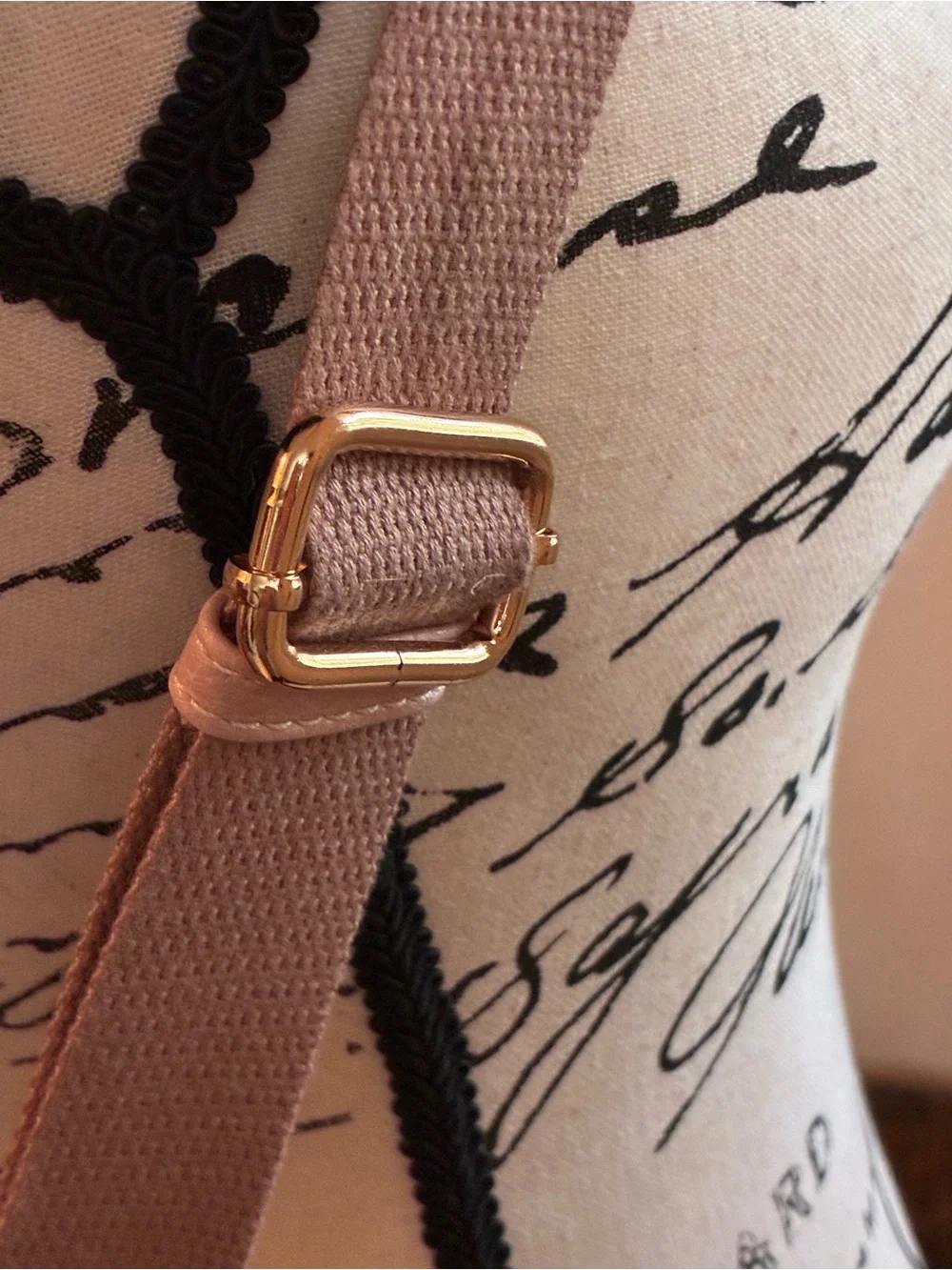 Quilted Pink Women's Backpack with Gold-Tone Logo Accent-Milan